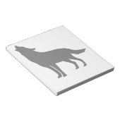 Huilende Wolf Notitieblok (Schuin)