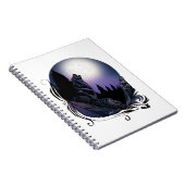 Huilende wolf notitieboek (Rechterzijde)