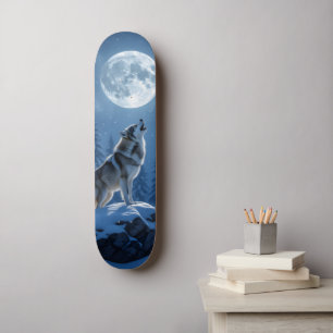Huilende Wolf Persoonlijk Skateboard