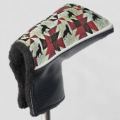 Huilende Wolf Quilt Golfheadcover (3/4 voorkant)