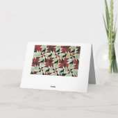 Huilende Wolf Quilt Kaart (Achterkant)