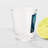 Huilende Wolf Shot Glas (Links)