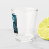 Huilende Wolf Shot Glas (Rechts)