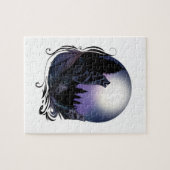 Huilende Wolf (Signature Design) Legpuzzel (Horizontaal)
