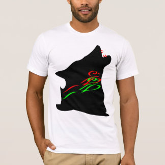 ☞♥Huilende Wolf Stijlvolle Unisex Bella Canvas T♥☜ T-shirt