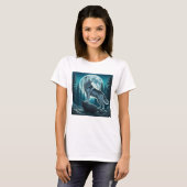 Huilende Wolf T-shirt (Voorkant volledig)