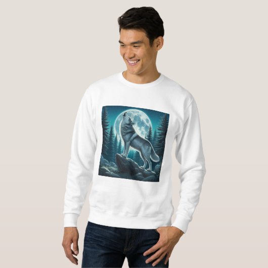 Huilende Wolf Trui (Voorkant volledig)