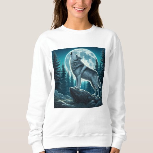 Huilende Wolf Trui (Voorkant)