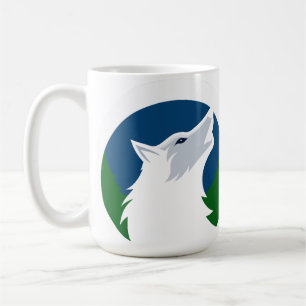 Huilende Wolf Volle Maan Design Koffiemok
