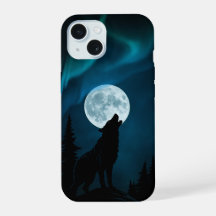 Huilende Wolf Volmaan Aurora Hoesje