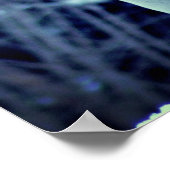 Huilende Wolf Winter Woud Poster (Hoek)