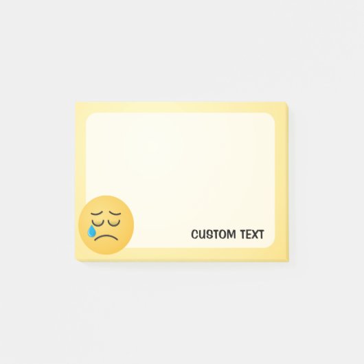 Huilerig Gezicht Post-it® Notes (Voorkant)