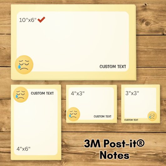 Huilerig Gezicht Post-it® Notes