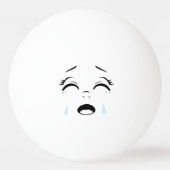 Huilerig Grappig Huilend Gezicht Ping Pong Bal Pingpongbal (Voorkant)