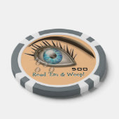 Huiloog (gepersonaliseerd) poker chips (Enkel)