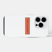 Huilt in het Spaans - Grappige sarcastische meme iPhone Hoesje (Achterkant horizontaal)