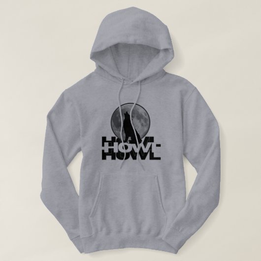 Huilt thema wolf trui hoodie (Design voorkant)