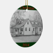 Huis 2014 keramisch ornament (Rechts)