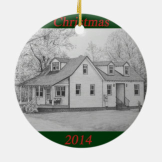 Huis 2014 keramisch ornament