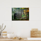 Huis aan de zijkant van de weg poster (Keuken)