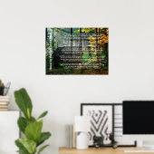 Huis aan de zijkant van de weg poster (Thuiskantoor)