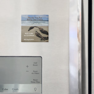 Huis aan het strand Coastal Home Gast WiFi Toegang Magneet