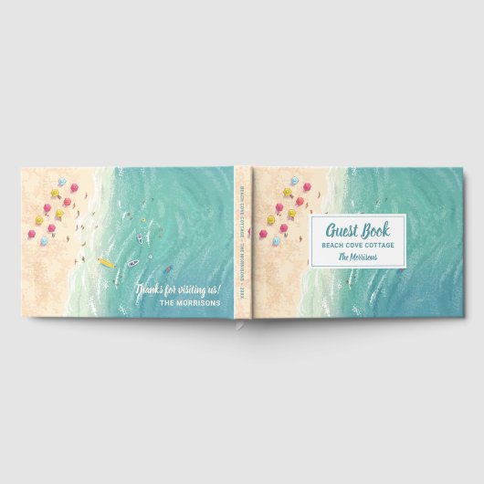 Huis aan het strand Vakantiehuis te huur Aangepast Gastenboek (Volledig)