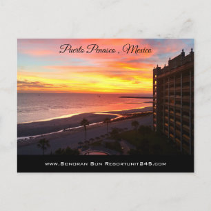 Huis aan het strand voor korte termijn te huur briefkaart