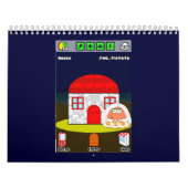 Huis aangepaste gedrukte agenda kalender (Hoes)