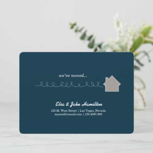 huis aankondiging (Staand voorkant)