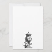 Huis Architectuur bruiloft Kaart (Achterkant)