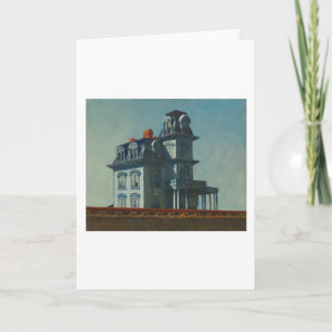 Huis bij de spoorweg - Edward Hopper Kaart