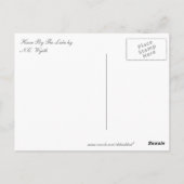 Huis bij het meer briefkaart (Achterkant)