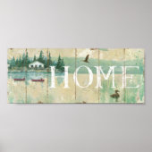 Huis bij het meer poster (Voorkant)