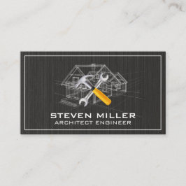 Huis Blauwdruk | Architect | Bouwgereedschap Visitekaartje