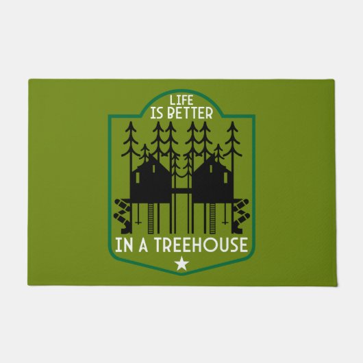 huis boomhut deurmat (Voorkant)
