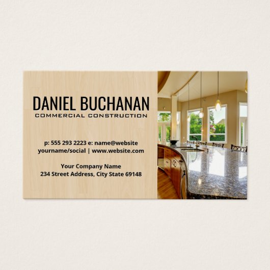 Huis Bouwen | Keuken Interieur Visitekaartje (Voorkant)