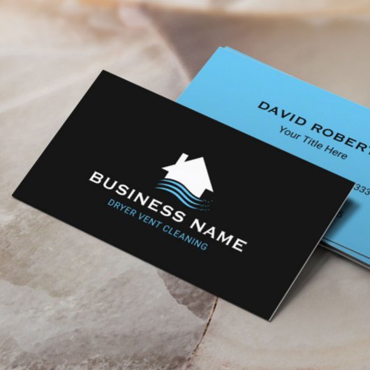 Huis & Breeze Logo Schoorsteen & Droger Vent Reini Visitekaartje