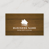 Huis Breeze Logo Schoorsteen Droger Vent Reiniging Visitekaartje (Voorkant)