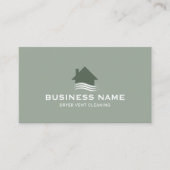 Huis & Breeze Logo Schoorsteen Droger Vent Schoonm Visitekaartje (Voorkant)