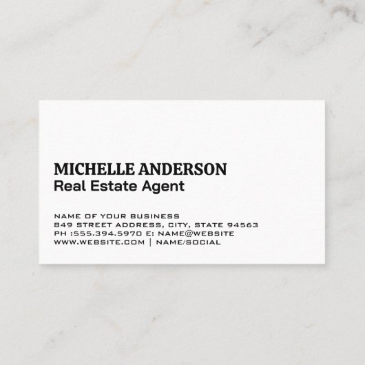 Huis Dak Logo | Zwarte textuur Visitekaartje (Achterkant)