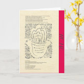 Huis die, de Kunst van het Inwijdingsfeest, Hamsah Kaart (Gele Bloem)