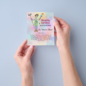 Huis Dienende Schoonmaakster Service Glitter Flyer (Hand)