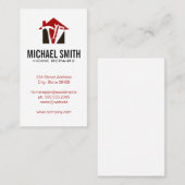 Huis Diensten  Reparatie | Vastgoedbeheer Visitekaartje (Voorkant / Achterkant)