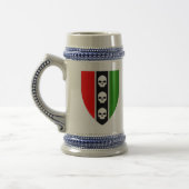 Huis drie schedels - De Beer Stein Bierpul (Links)