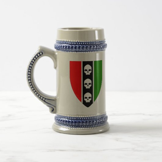 Huis drie schedels - De Beer Stein Bierpul (Links)
