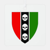 Huis drie schedels keramisch Ornament (Achterkant)