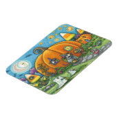 HUIS, DRUKSTOF OF TREATERS HALLOWEEN MAGNET MAGNEET (Linkerzijde)