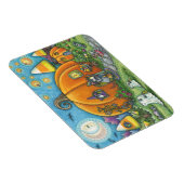 HUIS, DRUKSTOF OF TREATERS HALLOWEEN MAGNET MAGNEET (Rechterzijde)