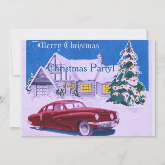  huis en auto kaart (Voorkant)